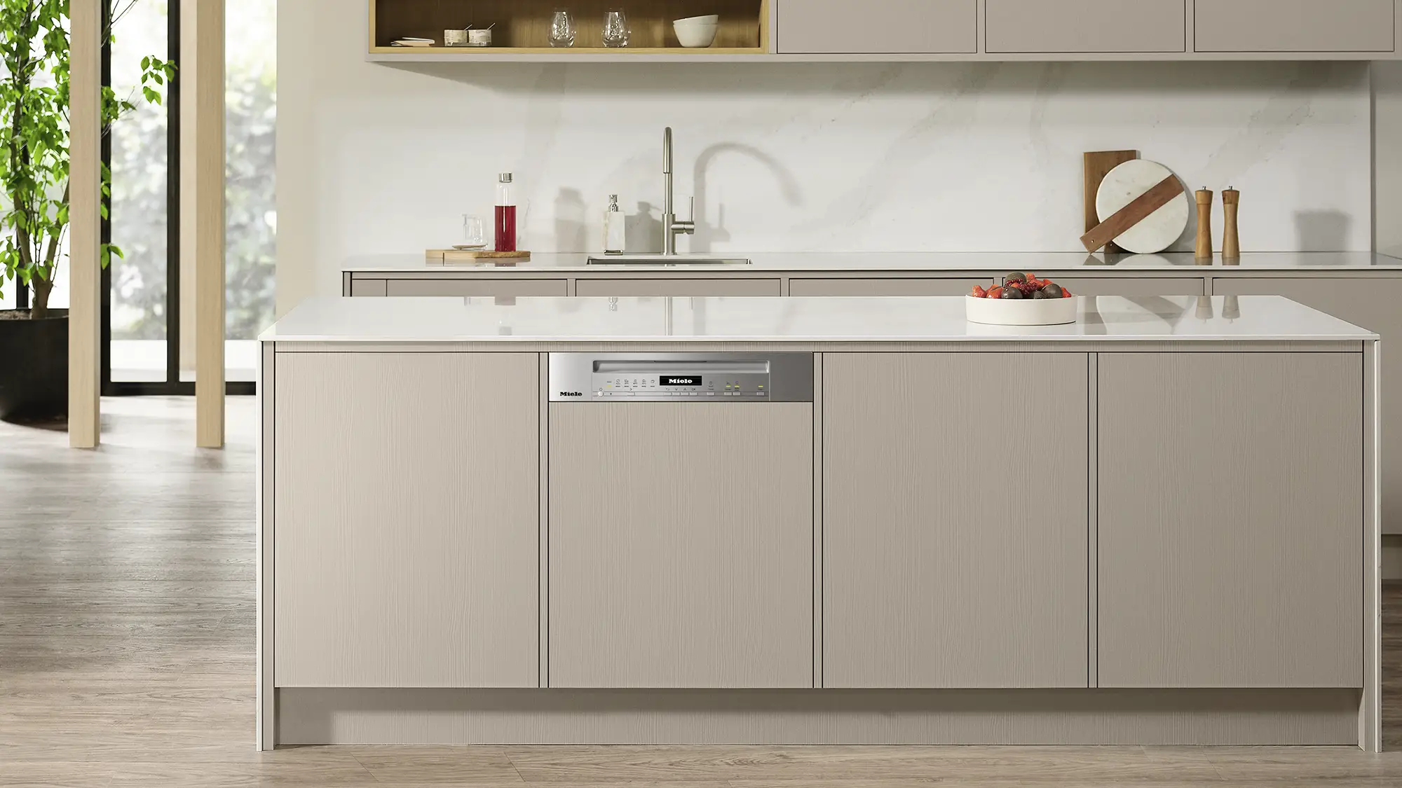 Semi-integrated G 7000 dishwasher